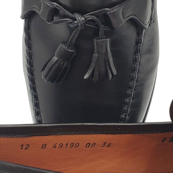 NEW Allen Edmonds Italy Dress Shoes Mens 12B Butter Soft Black Leather Loafers - Picture 7 of 14